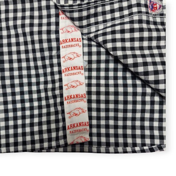 Arkansas Razorbacks Thomas Dean Collegiate Button Down Flip Cuff Sz- Large Tall - Picture 6 of 6